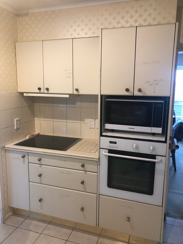 McKinnon kitchen before renovation, Wellington
