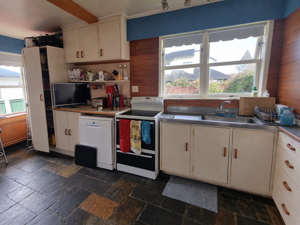 Kitchen before renovation by All About Kitchens & Bathrooms, Wellington
