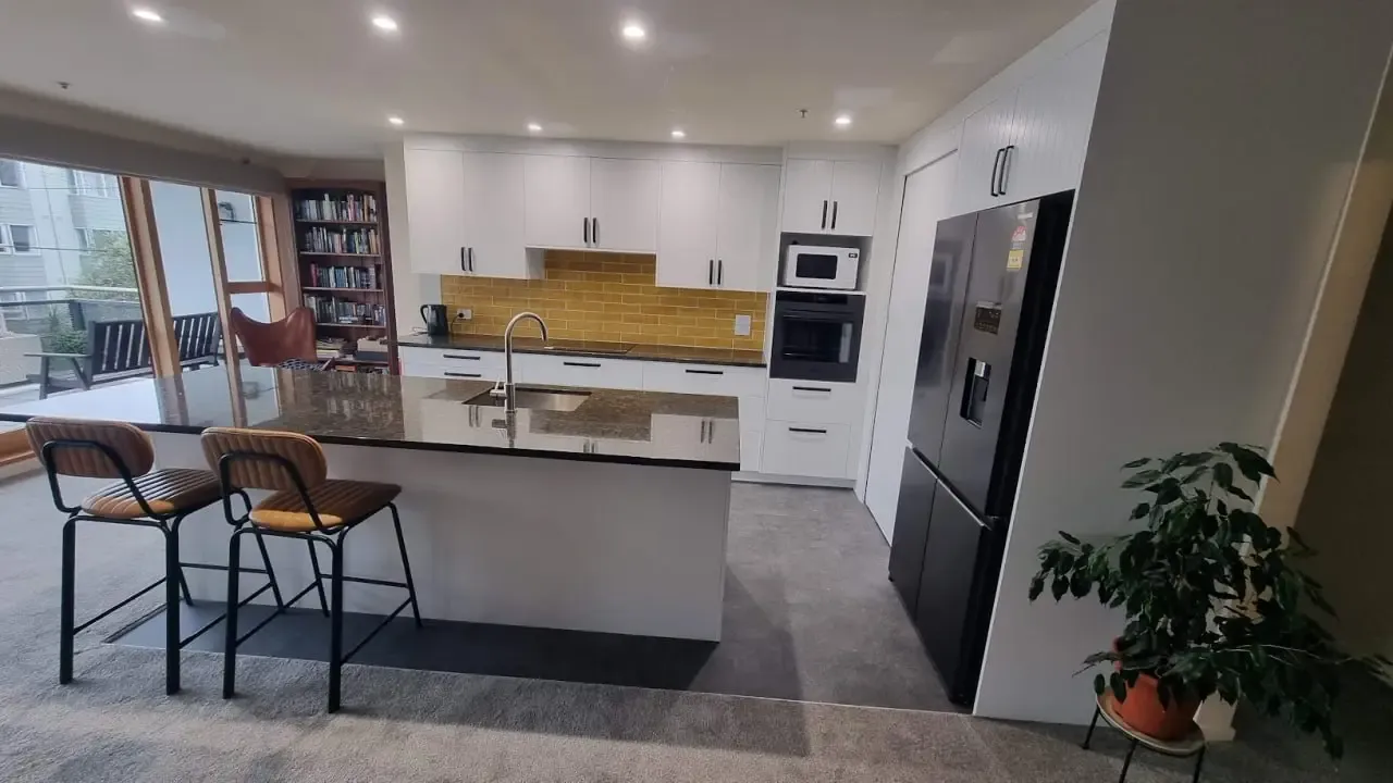 Kitchen renovation, Wellington CBD: after