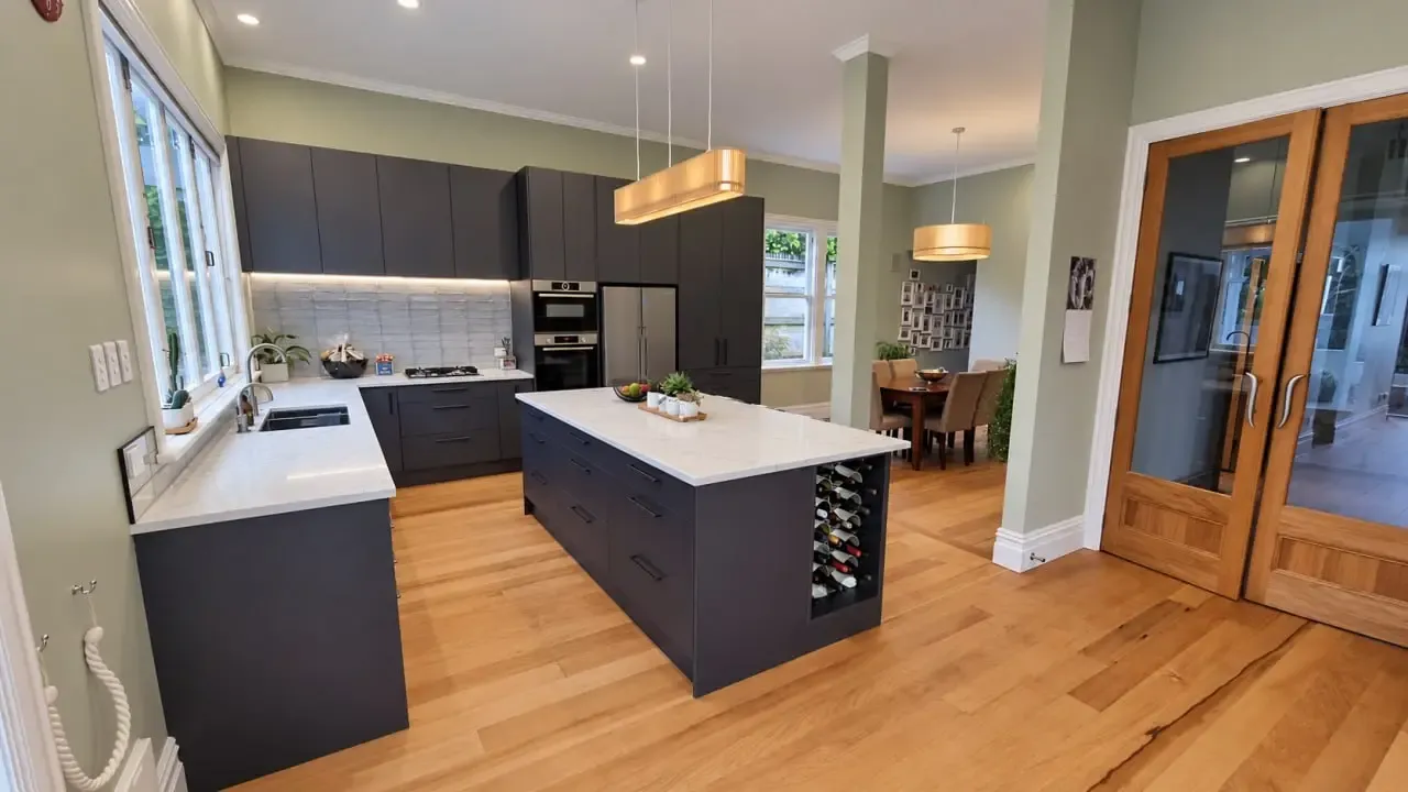 Kitchen renovation, Ngaio: after
