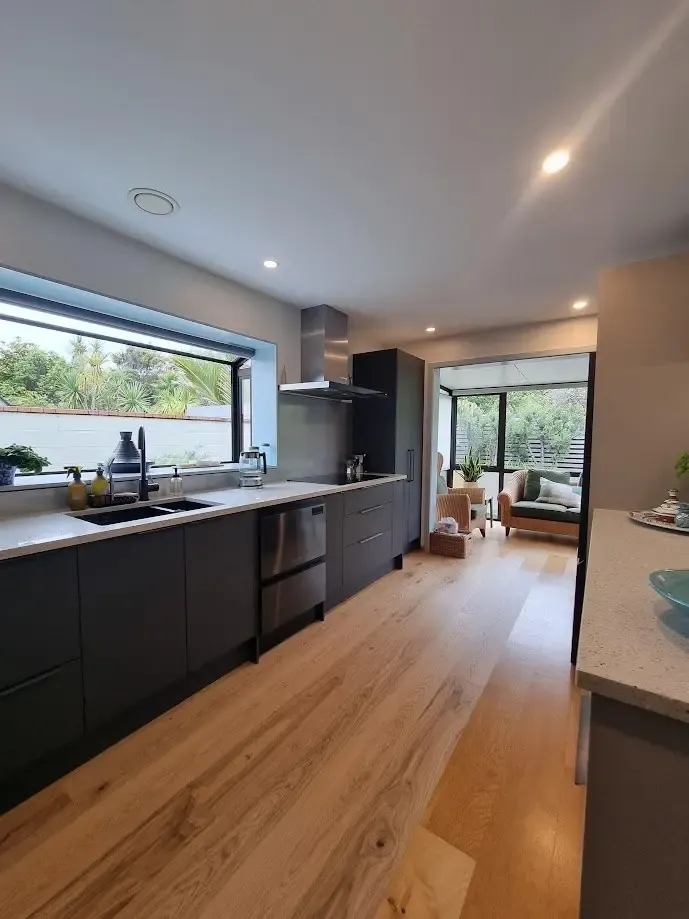 Kitchen renovation, Woburn: after