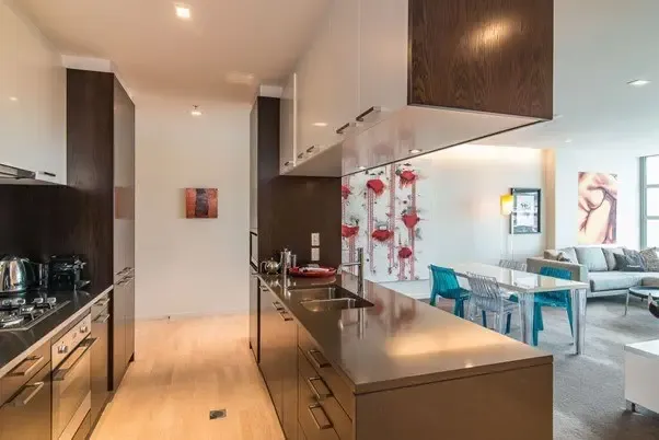 Kitchen renovation, Wellington CBD: before